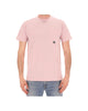 T-shirt pocket in jersey di cotone, petal rose.