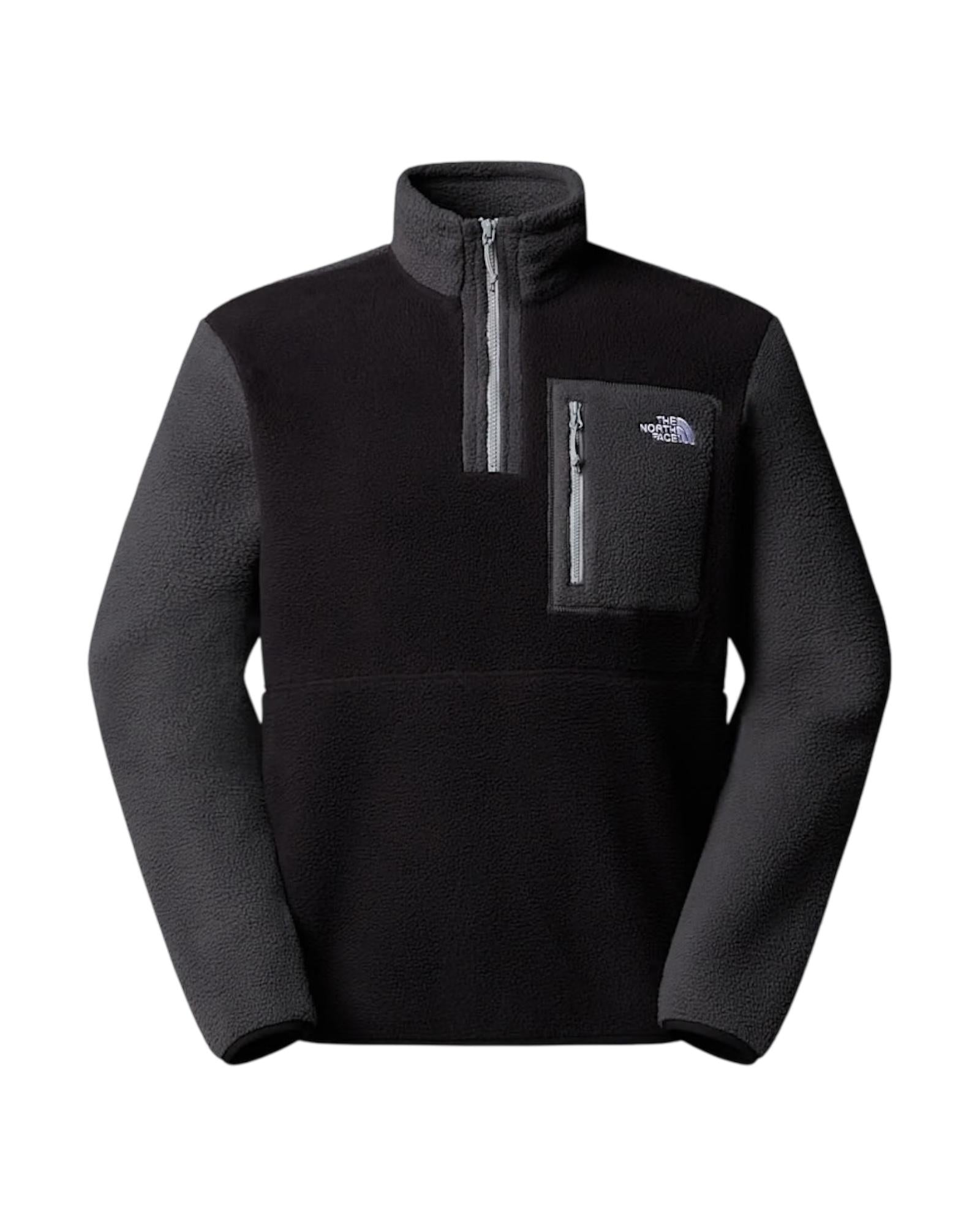 Giacca in pile Yumiori con cerniera a 1/4 NF0A883S TNFB/ASPHG/MNTG THE NORTH FACE 