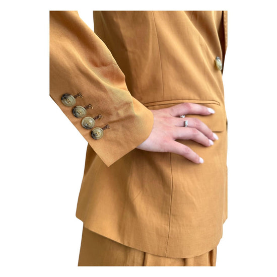 Blazer Doppio Petto Cognac SI95 0040 Since're Paris 