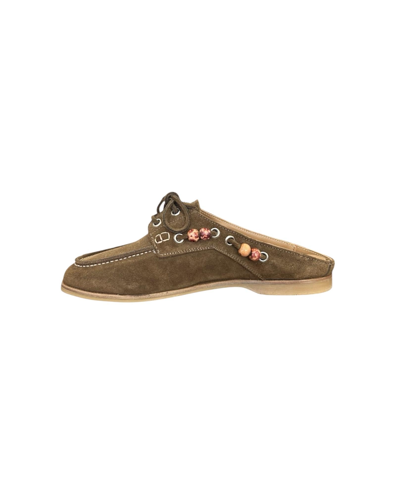 Sabot in pelle scamosciata Tabacco 4279 TABACCO NICHE 