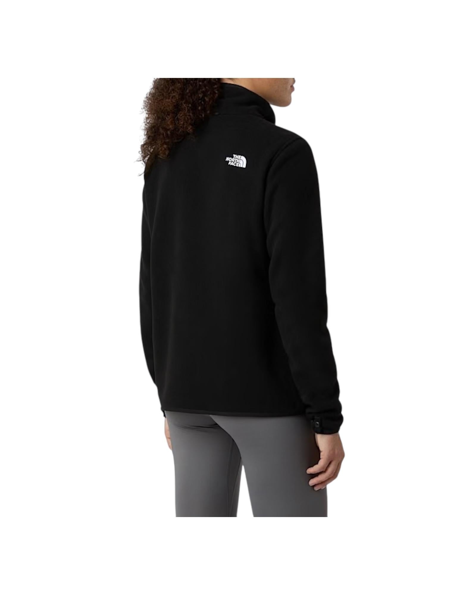 Pile Glacier con cerniera integrale donna Black NF0A8D2F BLACK THE NORTH FACE