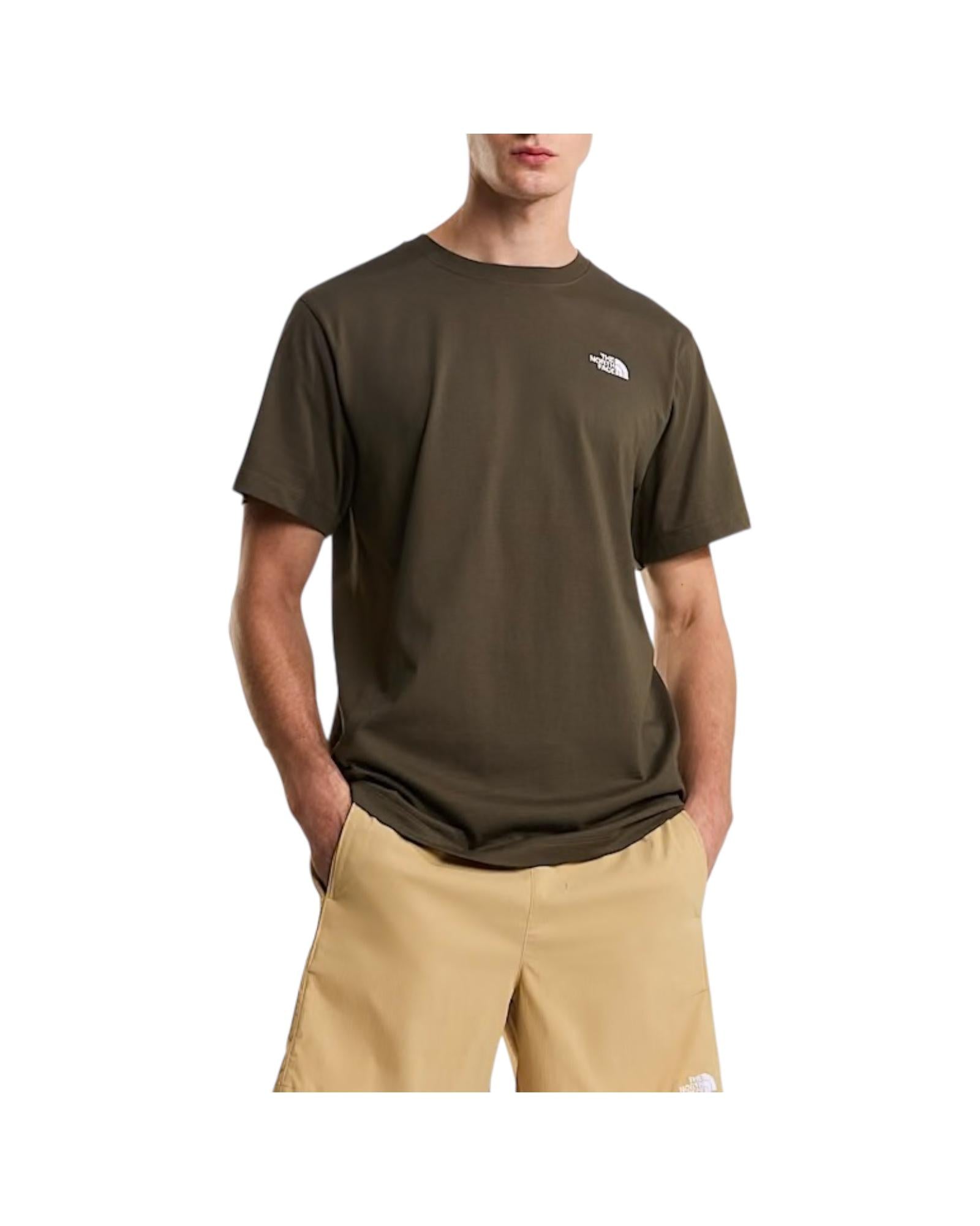 T-shirt Evolution simple dome New taupe green M EVO SD REG GREEN THE NORTH FACE 