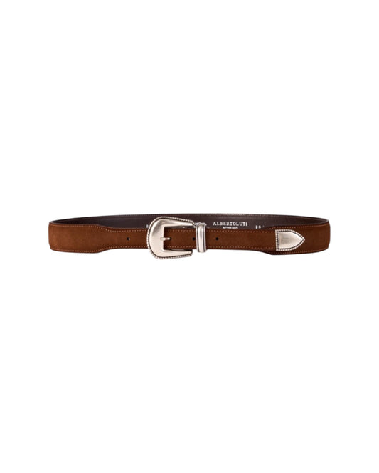 Cintura in pelle Bruciato ART 800 35 BRUCIATO AlBERTO LUTI 