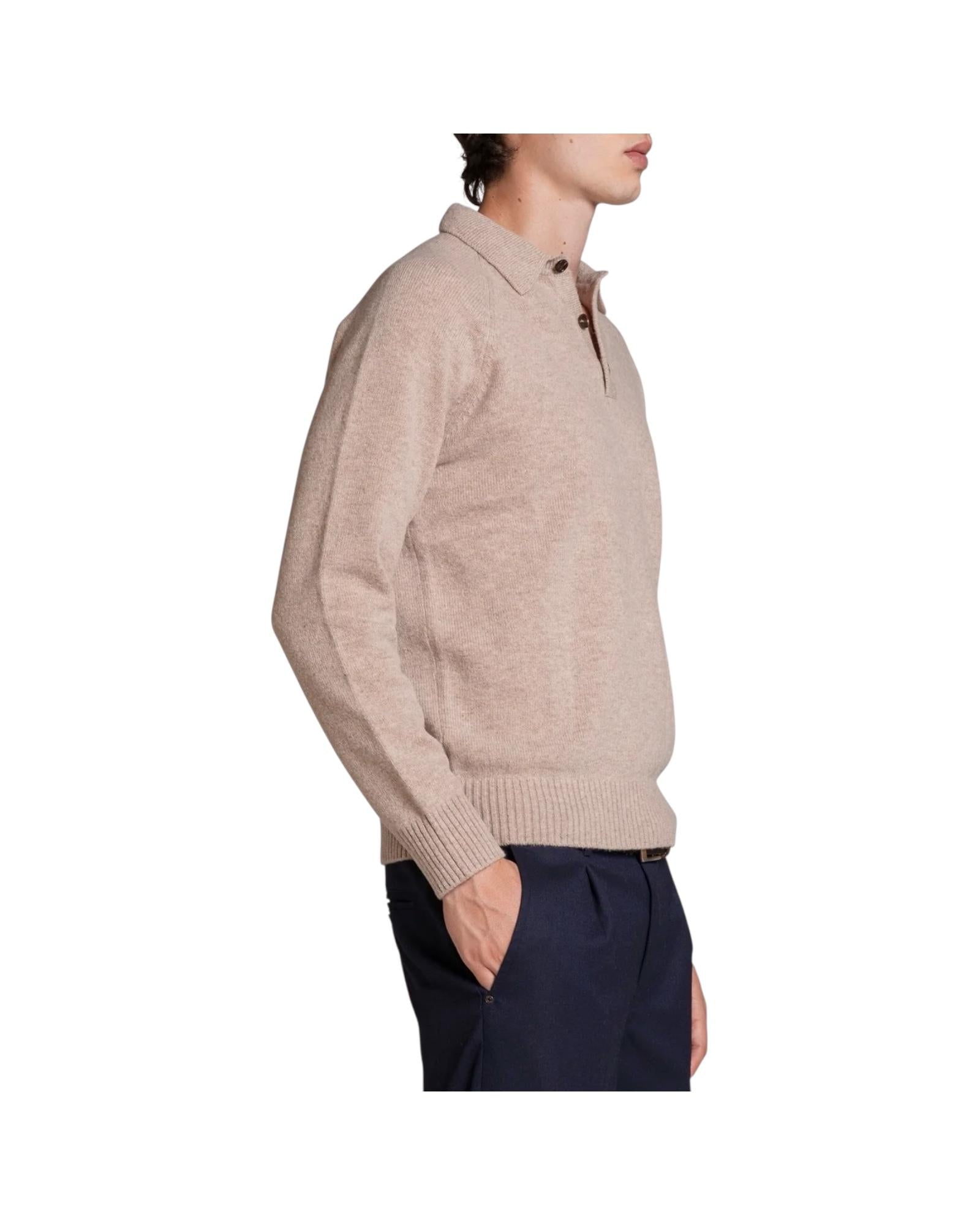 Polo in lana Light beige COLIN WN8C092 IMPURE