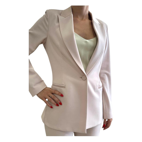 Blazer Rosa Dettagli Raso TD0237 ROSA VICOLO 