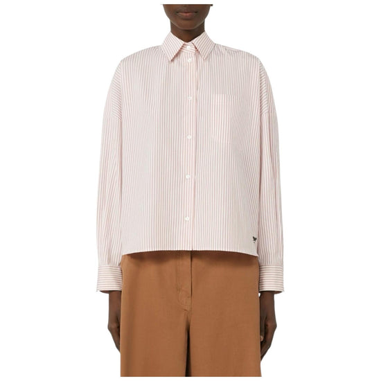 Camicia Over in cotone Rosa AUREO 051 MAX MARA WEEKEND 