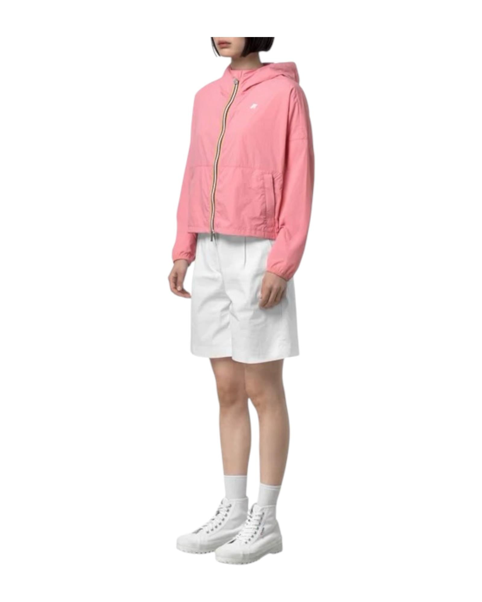 Giacca corta Over Pink Geranium K6141NW Q28 K-WAY 