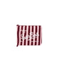 Pochette Aline in spugna con motivo a righe