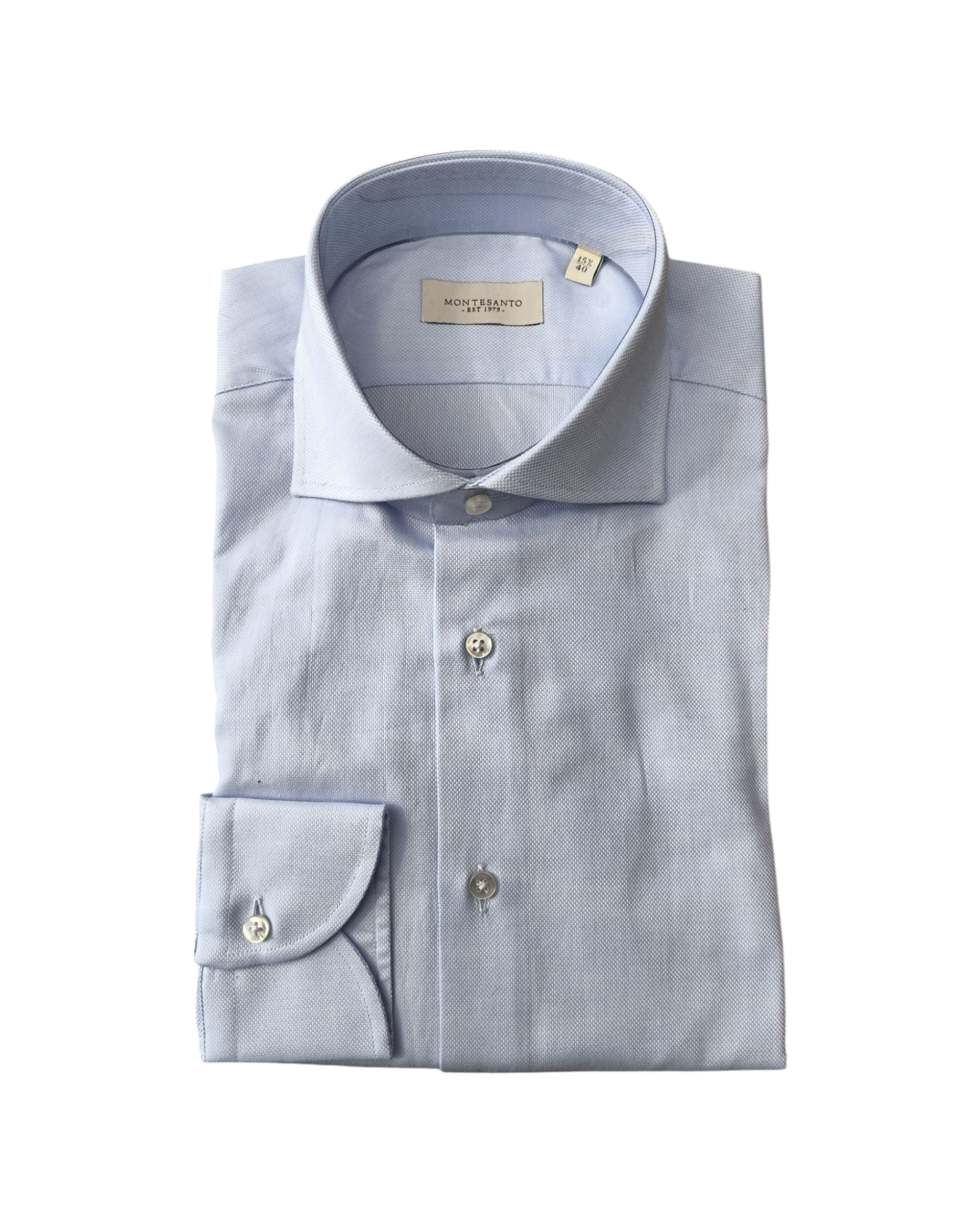 Camicia classica Uomo in cotone armaturato Celeste 2798 209 03 PORTOFIORI