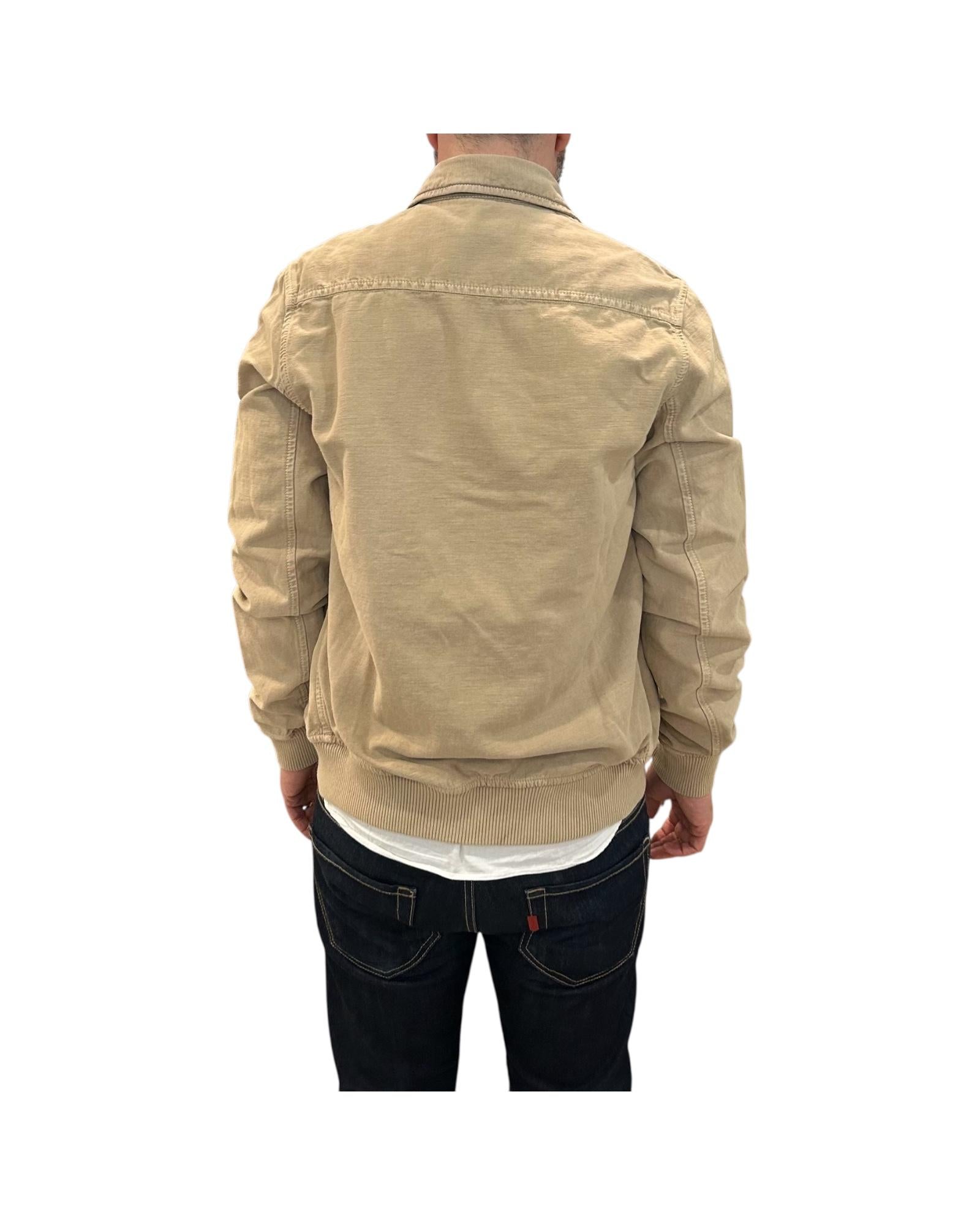 Bomber misto lino Hamilton Sand 6519 SAND BL'KER 