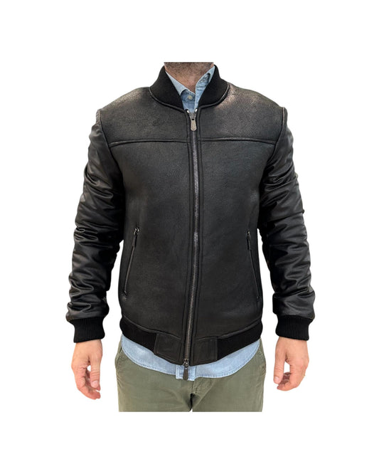 Montone Nero Uomo P677MONTONE NERO BLUsotto 