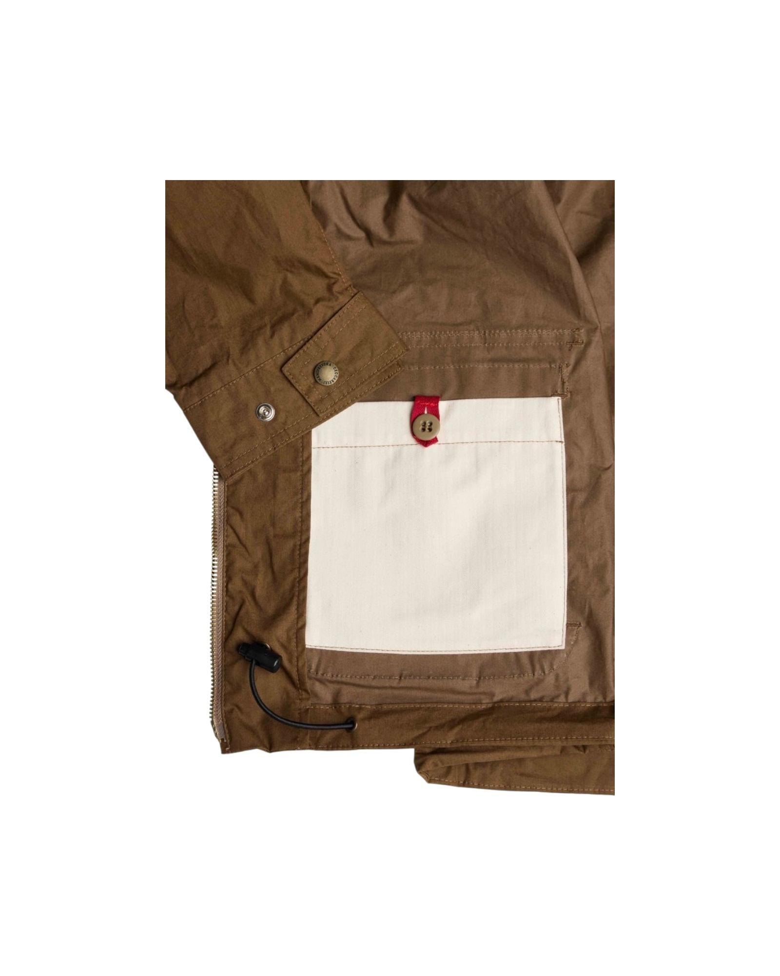 Blazer Coat with Hood Dark tan 6006CE DARK TAN MANIFATTURA CECCARELLI 