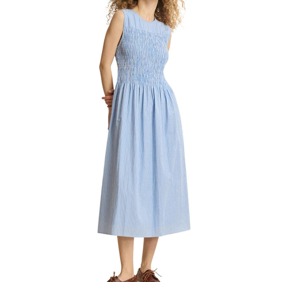 Vestito Midi Capucine Blu 2181 CAPUCINE BLU GARANCE PARIS 