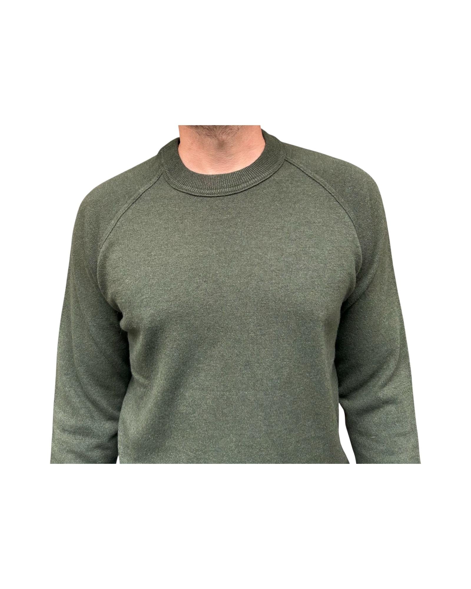 Maglione taglio felpa Military W9009 MILITARY BL'KER 