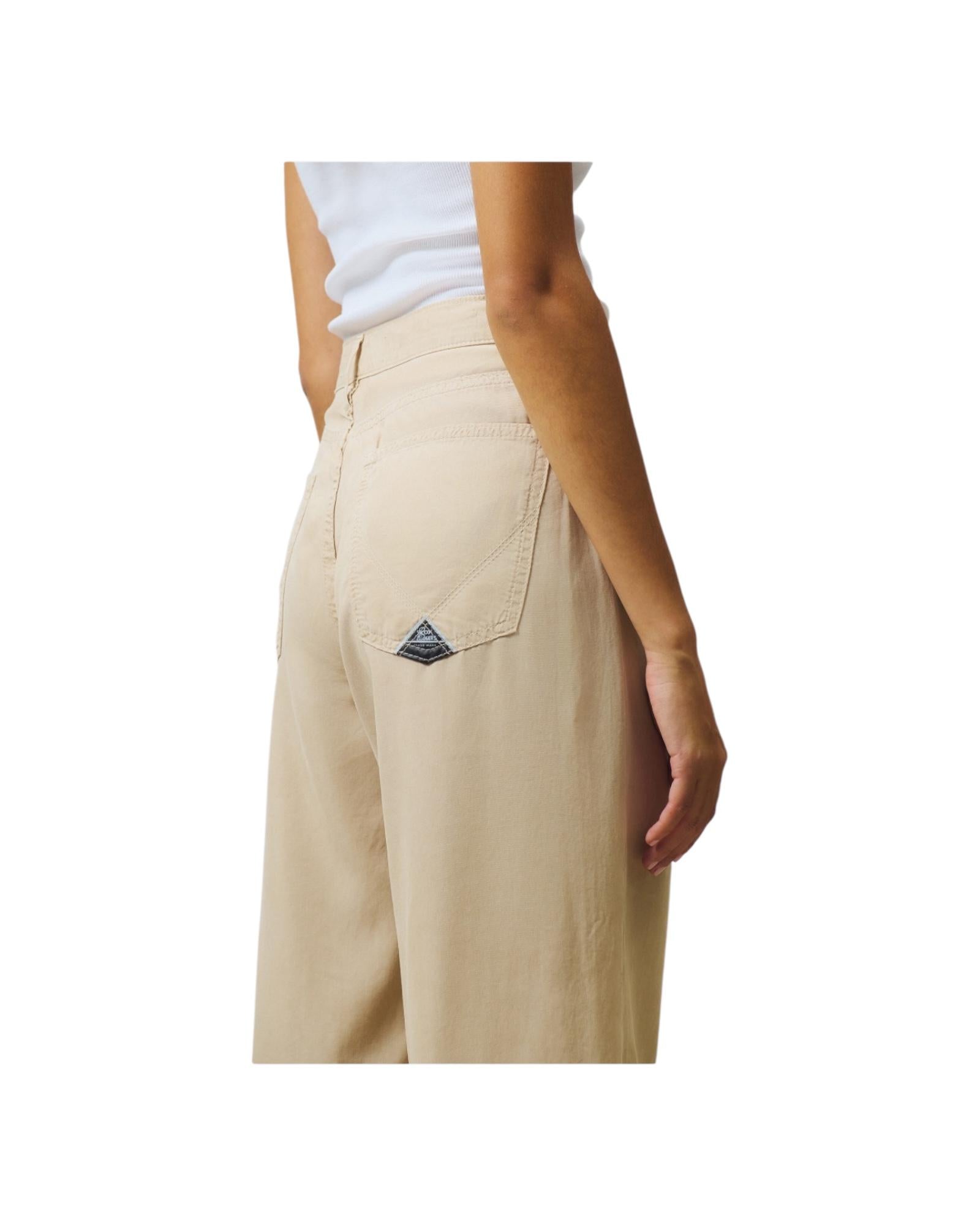 Pantalone Marta in tencel Dyed cloud RND091CR560569 C0288 ROY ROGER'S 