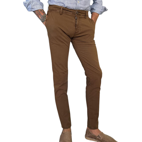 Pantalone Soho Popeline Jungle 002 SOHO POPELINE JUNGLE MODFITTERS 