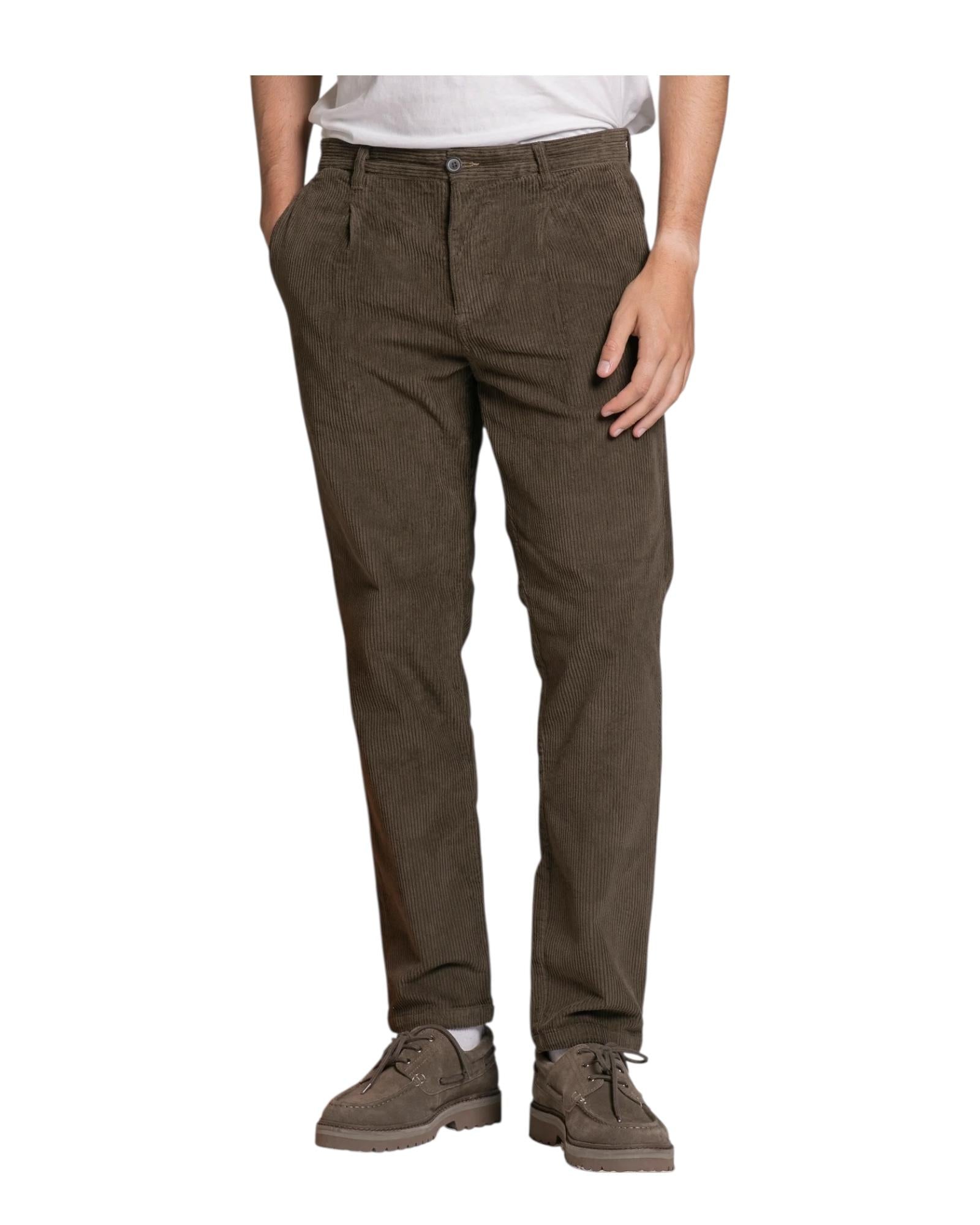 Pantalone in velluto Military green MIHARA V05C03 IMPURE 