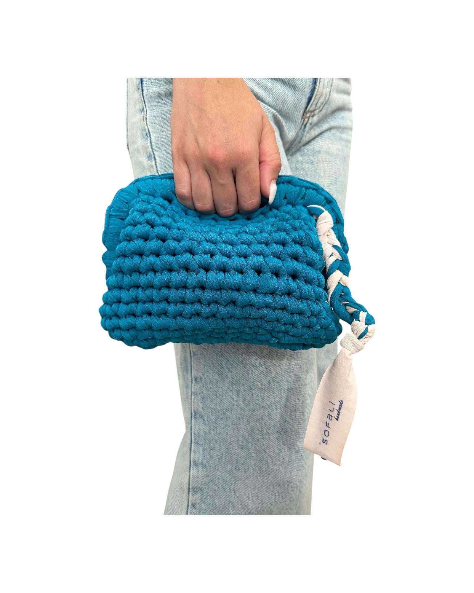 Clutch Bag Sofalina media Turchese SOFALINA TURCHESE SOFALI' 