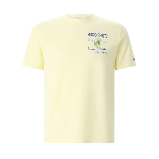 T-shirt Gialla con ricamo Hugo Spritz POT0001 01621L MC2 SAINT BARTH 