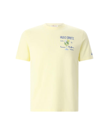 T-shirt Gialla con ricamo Hugo Spritz POT0001 01621L MC2 SAINT BARTH 
