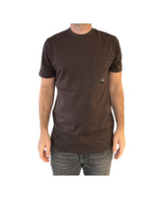 T-shirt pocket in cotone Moka