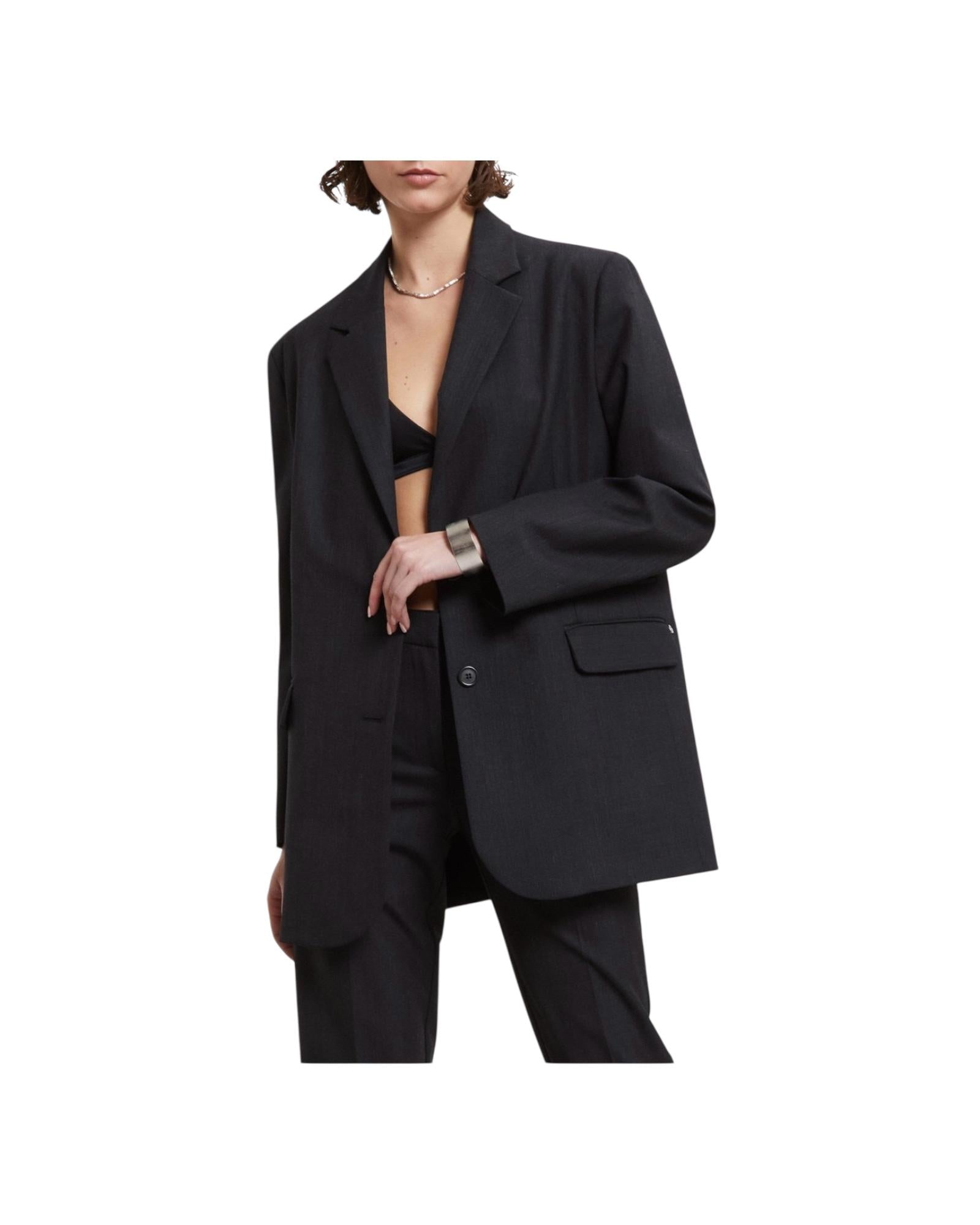 Giacca Over in misto lana BCA DG6162 LAVAGNA OTTOD'AME 