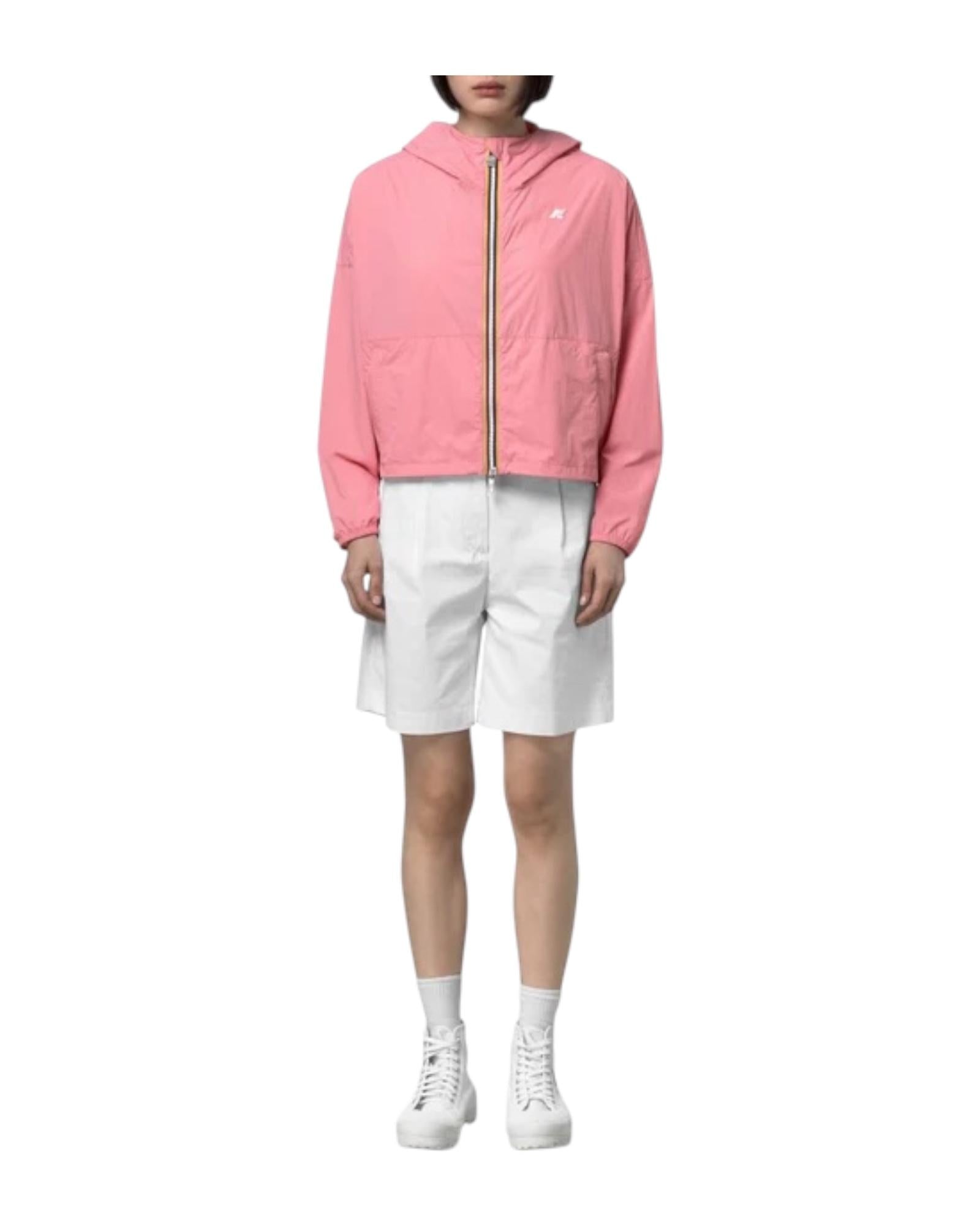 Giacca corta Over Pink Geranium K6141NW Q28 K-WAY 