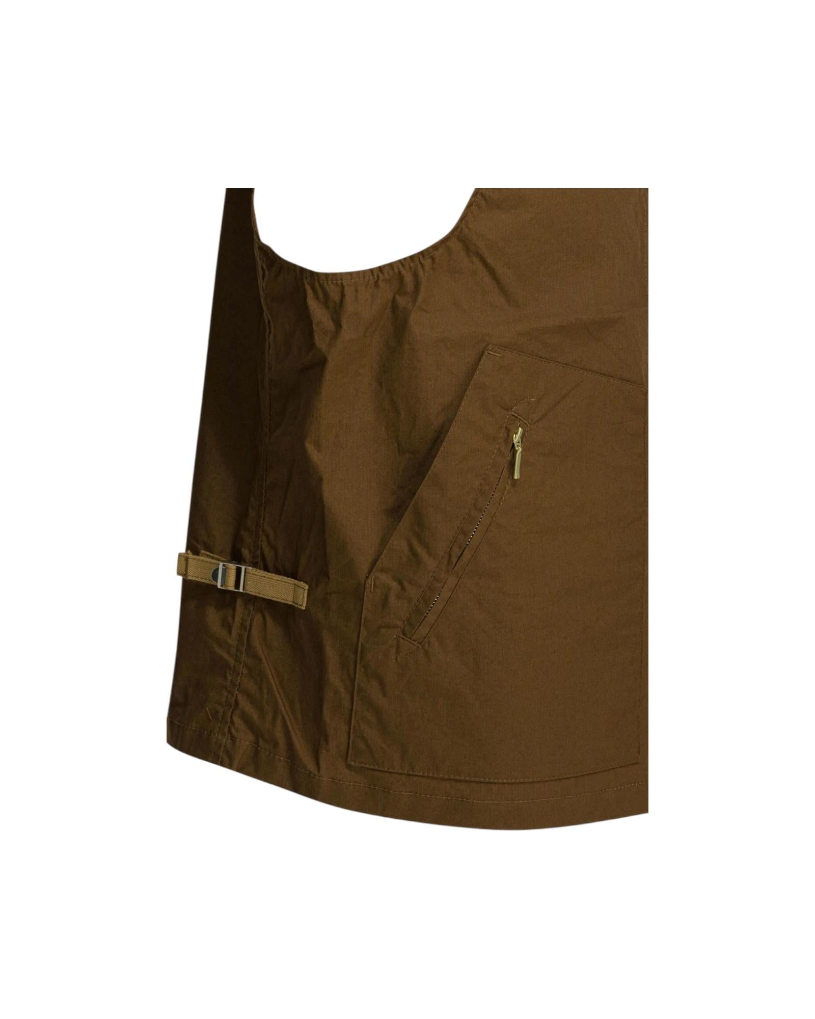 New travel vest Dark tan 6913CE DARK TAN MANIFATTURA CECCARELLI 