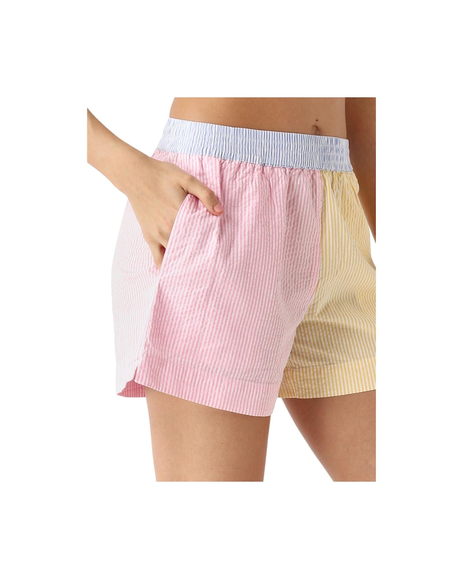 Shorts in cotone Multicolor MEA002 00721L MC2 SAINT BARTH 
