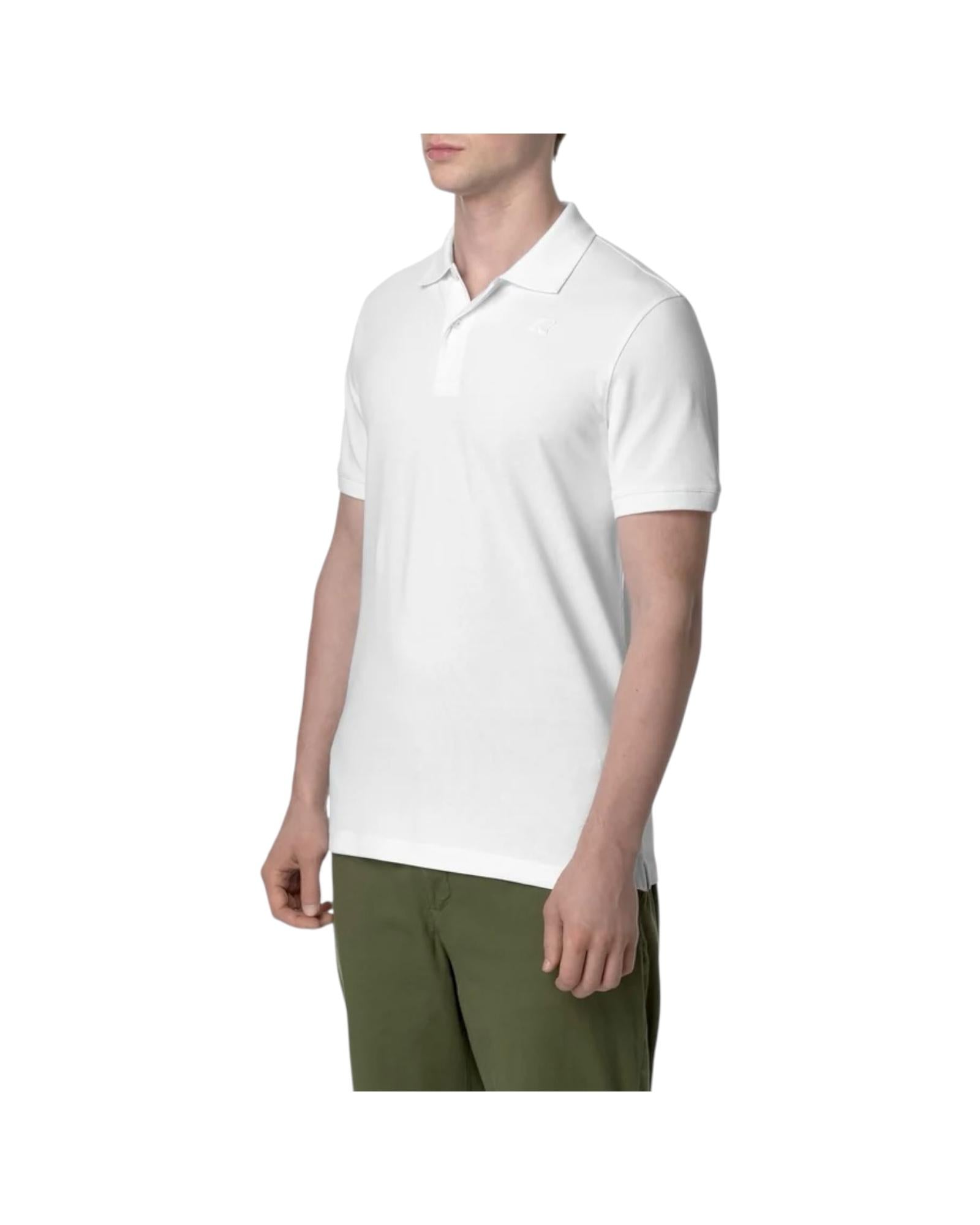 Polo piquet White K5127BW 001 K-WAY 