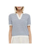 Polo Evonne a righe blu