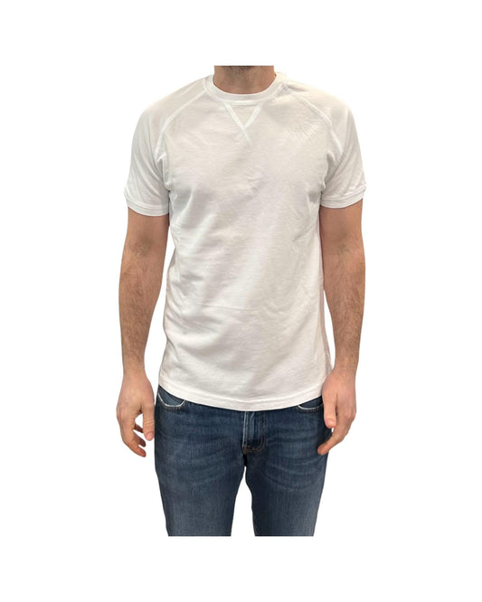 T-shirt Uomo Salem Raglan Piquet White 1006 03 WHITE BL'KER 