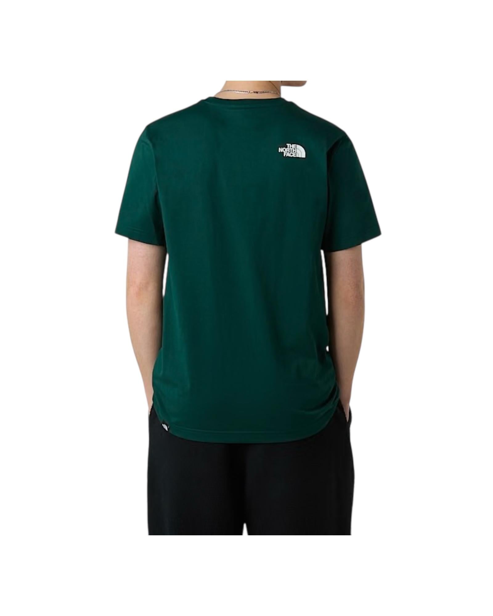 T-shirt Simple Dome Hunter green NF0A87NG HUNTER GREEN THE NORTH FACE