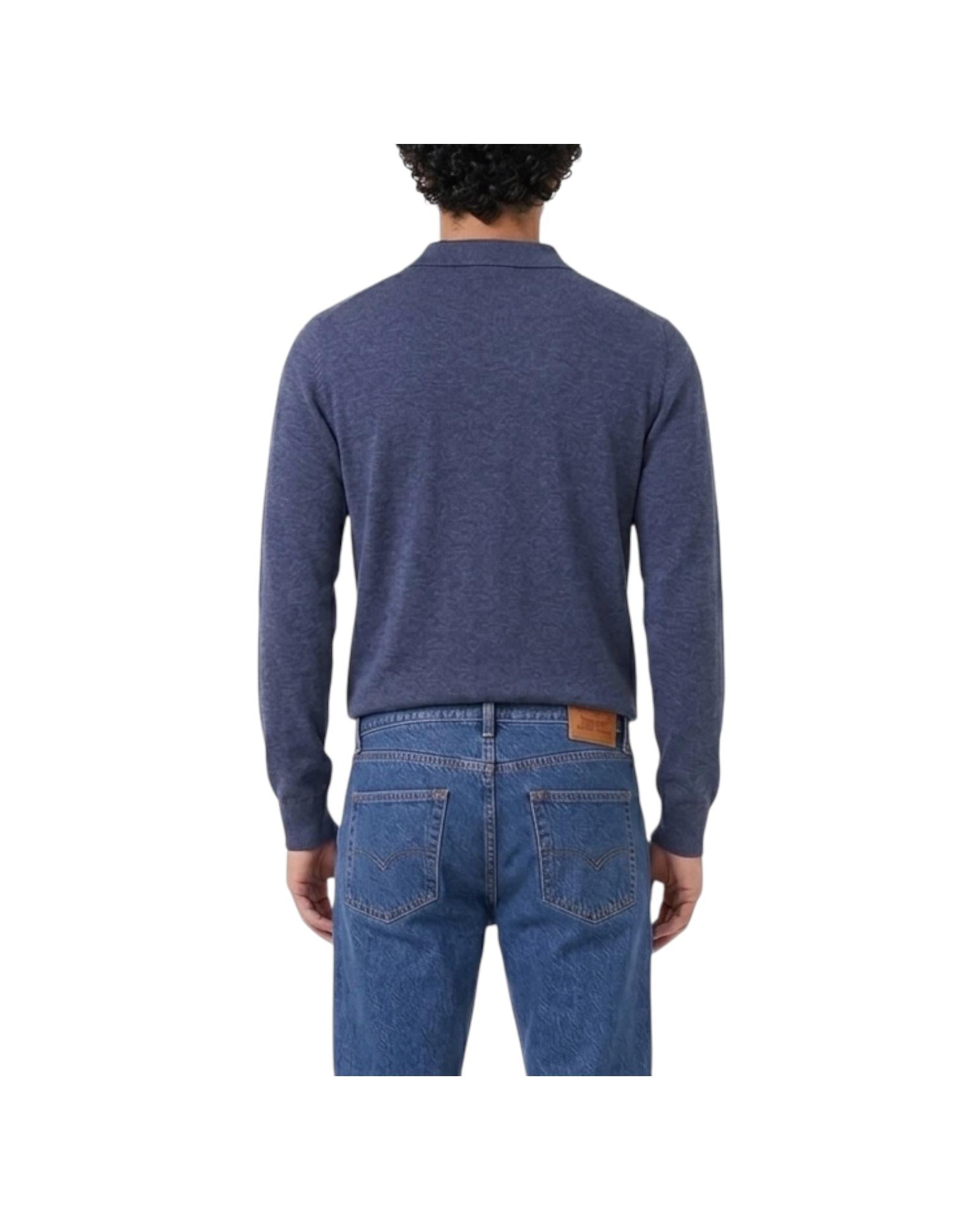 Polo manica lunga Blu denim POLO MANICA LUNGA BLU DENIM RE.VI.VAL 