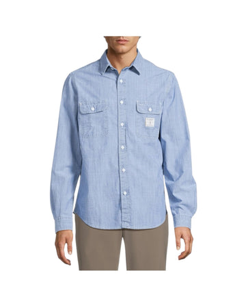 Camicia Utility Indaco RRW059CG370111 C0019 ROY ROGER'S 
