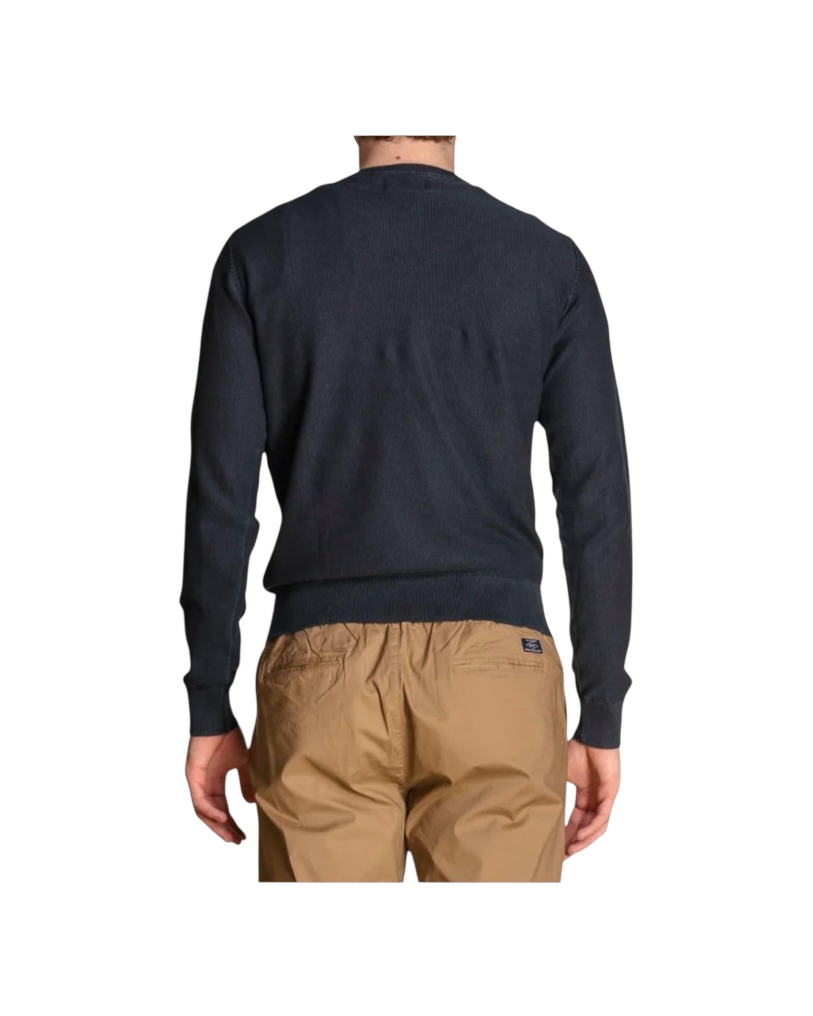 Maglia Timothy Acid wash navy