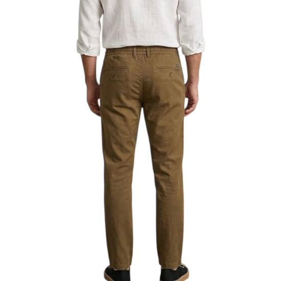 Pantalone Bristol misto lino Jungle 019 BRISTOL MISTO LINO OLD JUNGLE MODFITTERS 