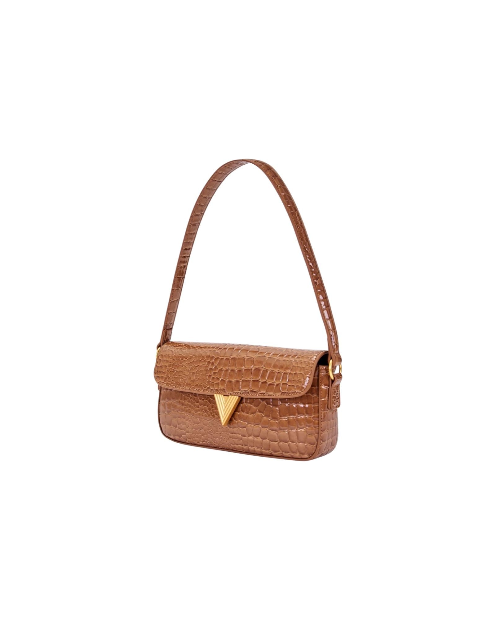 Borsa Pencil Crocco Effetc Cammello XF0010 CAMMELLO VICOLO
