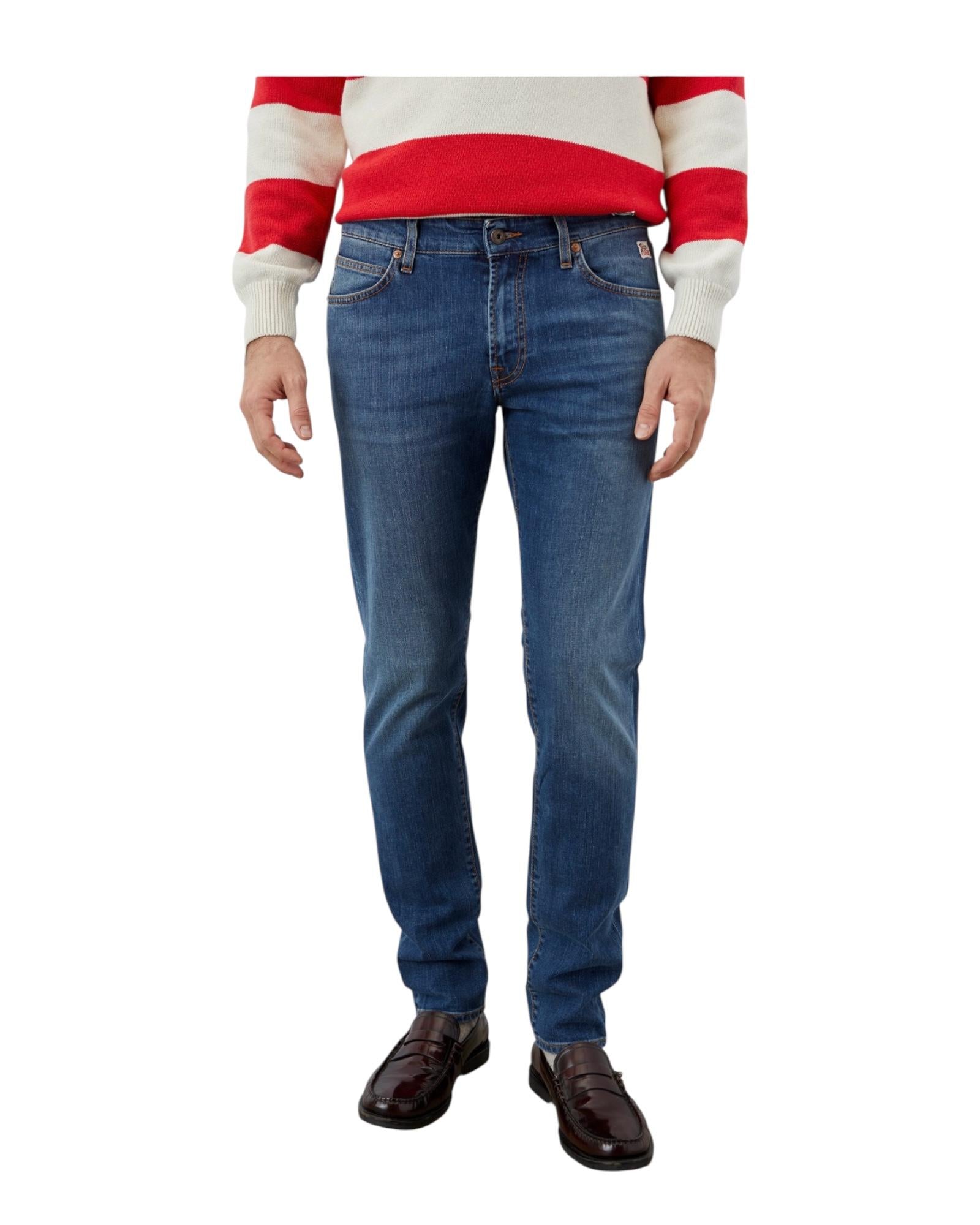 Jeans slim 517 Weared 10 RRU075D0210028 C0999 ROY ROGER'S