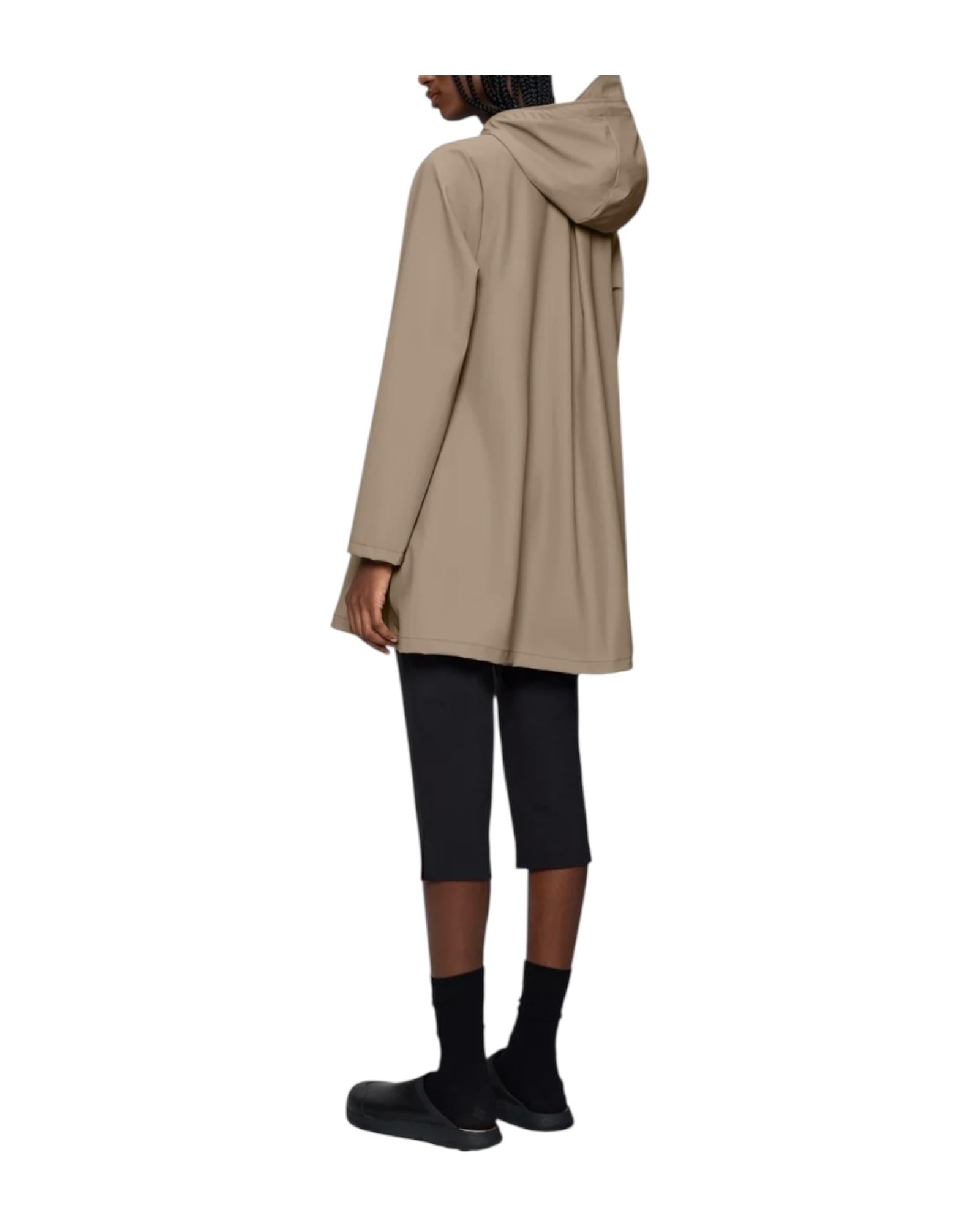 Giacca A-Line Beige RA18050 BEI RAINS 