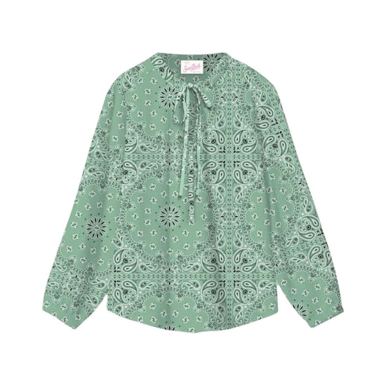 Blusa Harper Donna con stampa bandana HRP001 01144H MC2 SAINT BARTH 