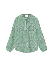 Harper Women's Bandana Print Blouse