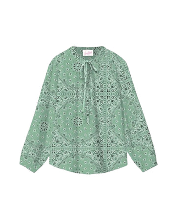 Blusa Harper Donna con stampa bandana HRP001 01144H MC2 SAINT BARTH 