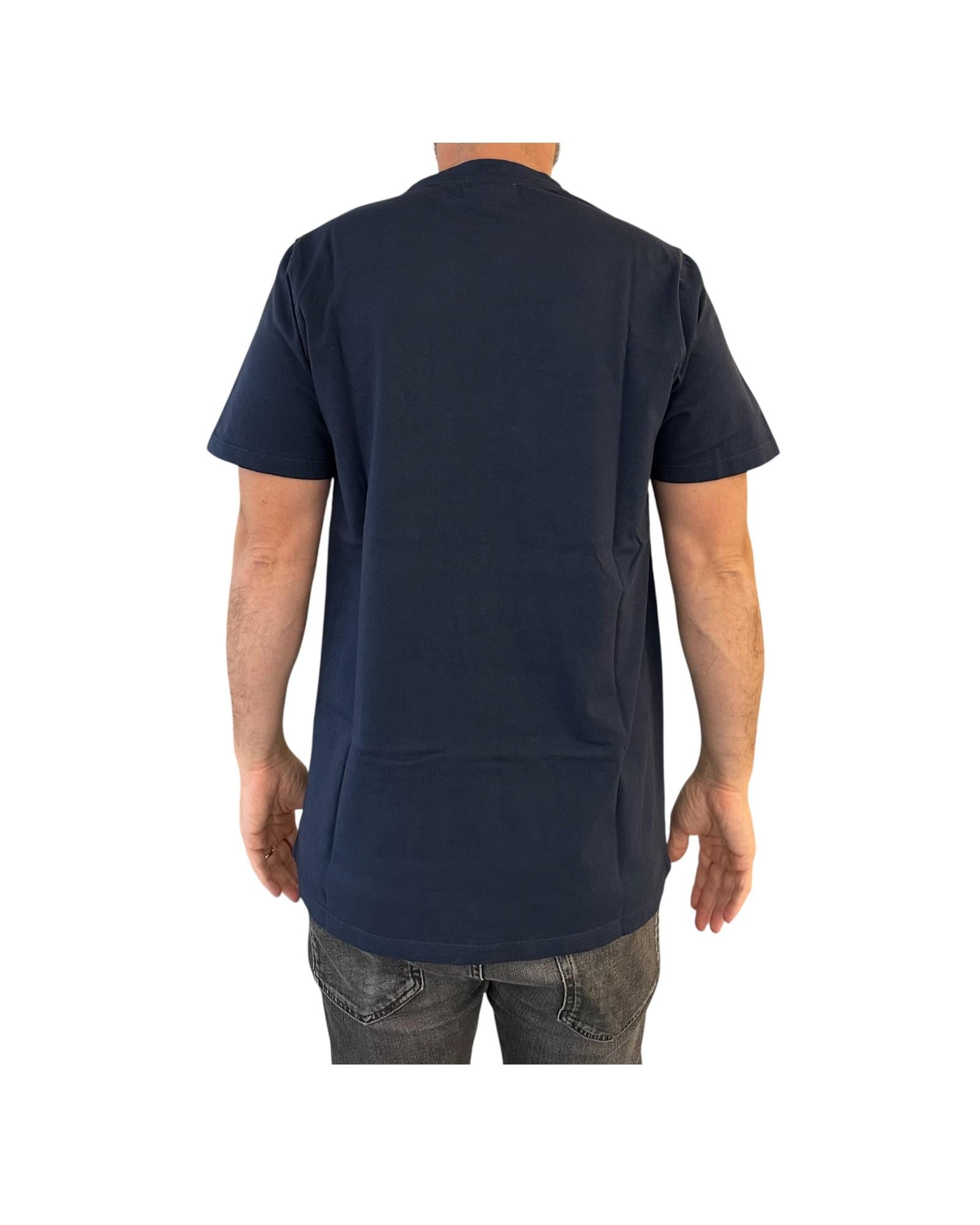 T-shirt pocket in cotone Blue navy RRU90048CA160111 C0048 ROY ROGER'S 