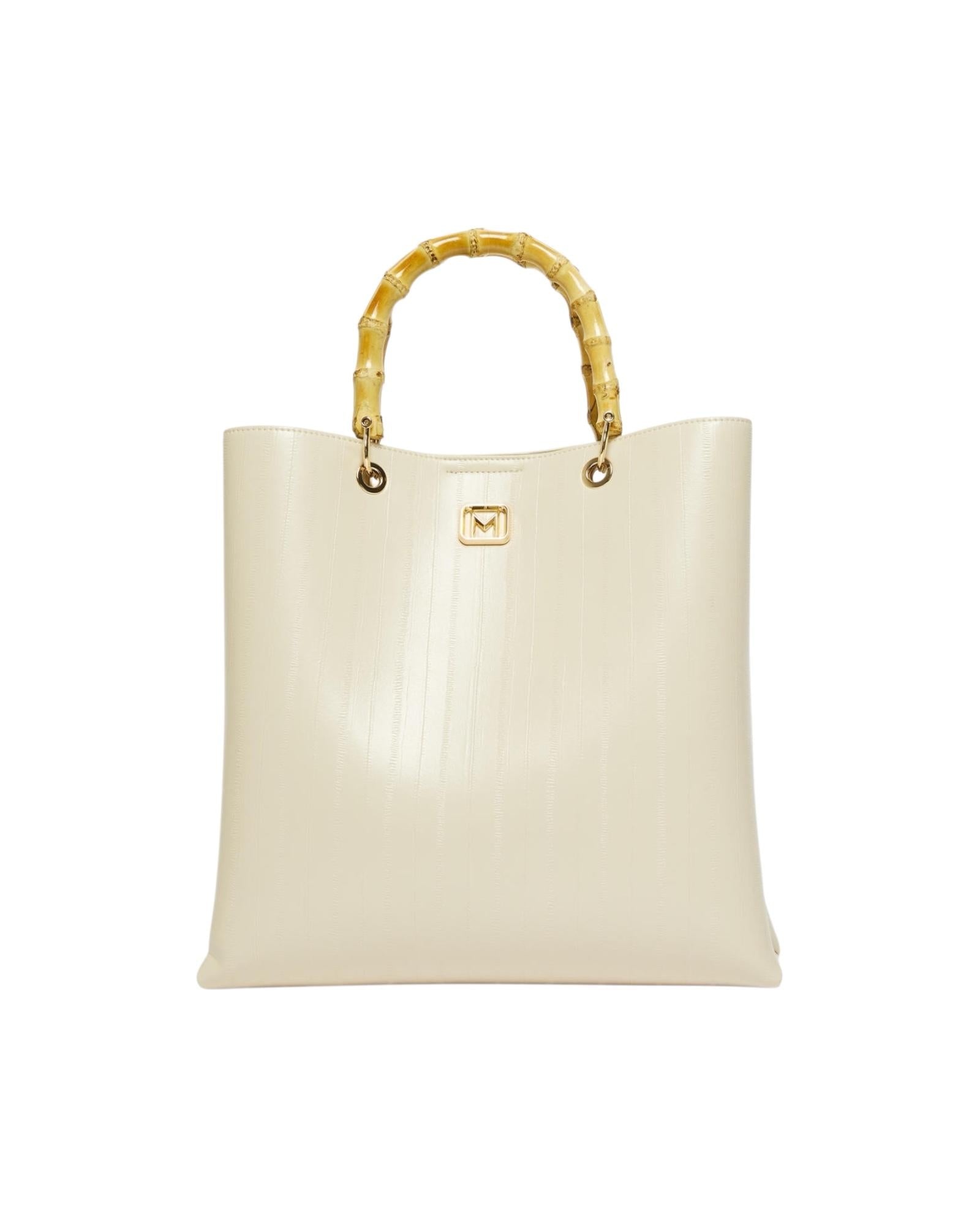 Shopper in tessuto spalmato Panna EGUALE 001 MARELLA