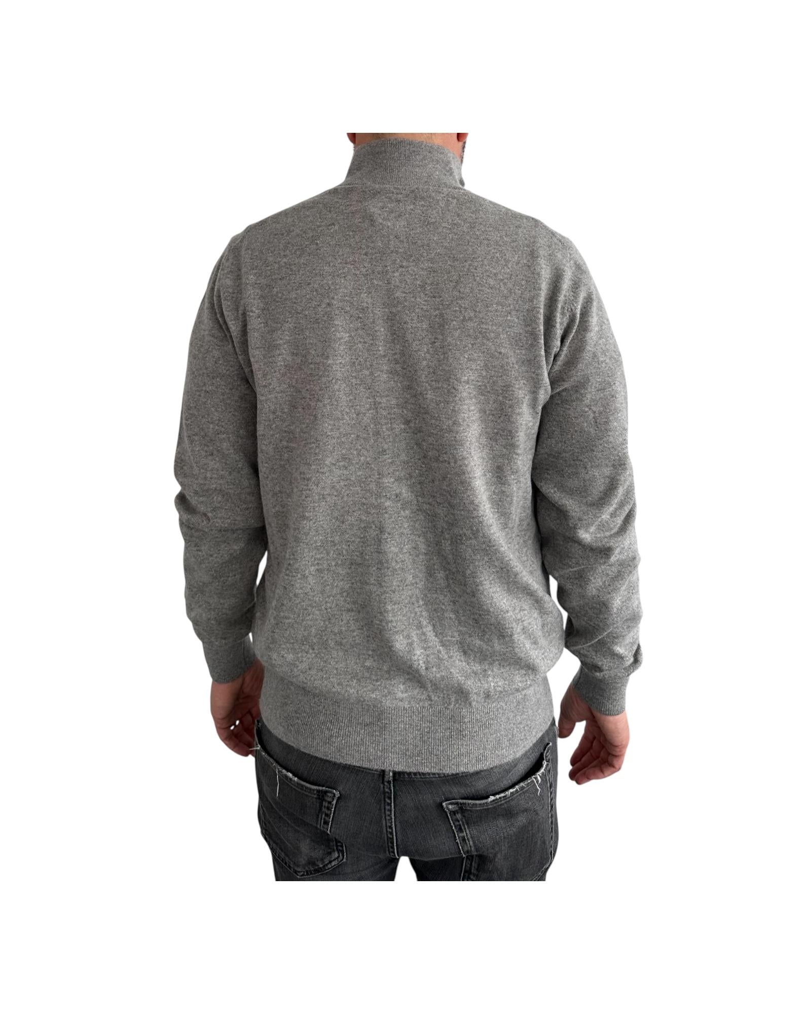 Cardigan con bottoni Tortora 87007 212 CAVALIERI MILANO 