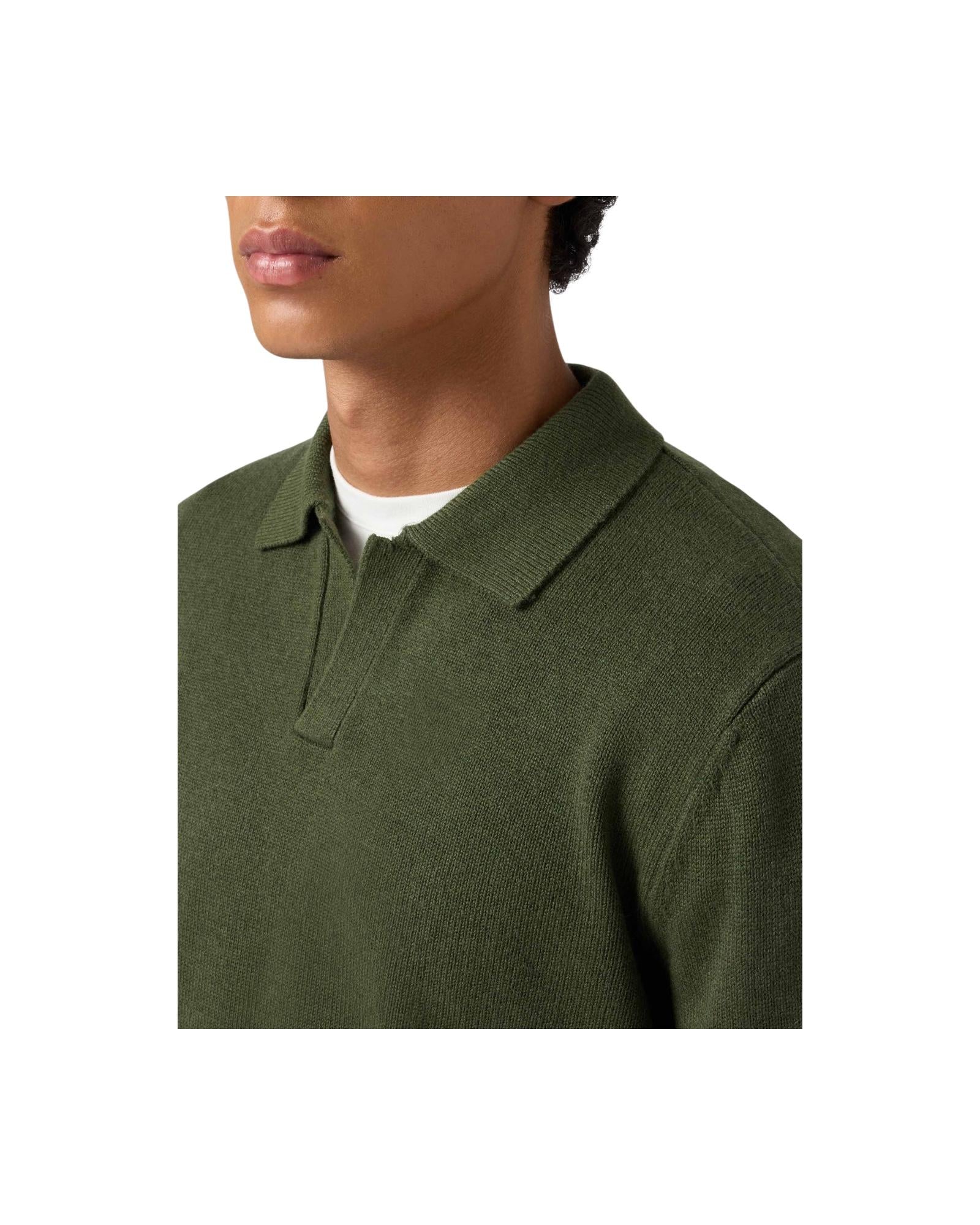 Polo in lana merinos Moss COV0009 00263I MC2 SAINT BARTH 
