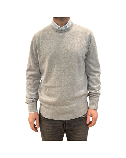 Maglione in cashmere Grigio chiaro 87100 111 CAVALIERI MILANO 