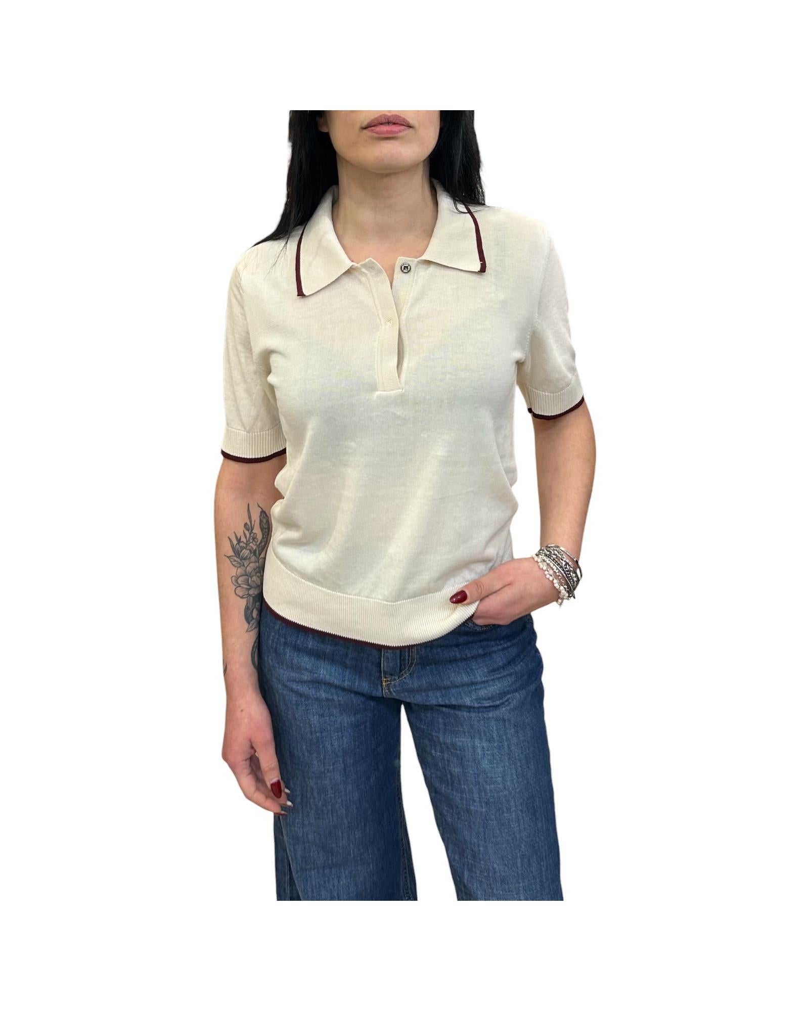 Polo con profili a contrasto Cocco M38 919 02 FLOOR 