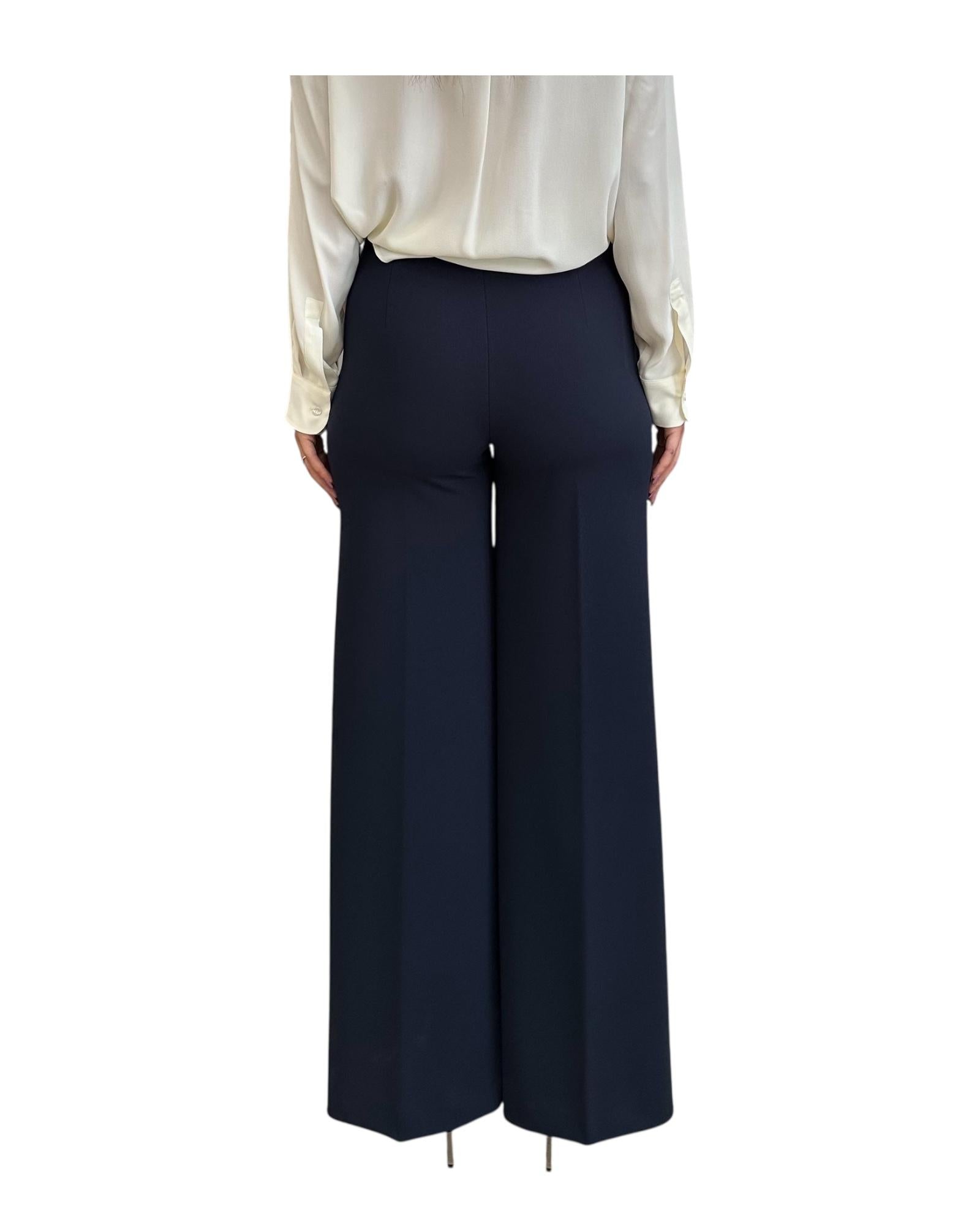 Pantalone a palazzo Blu TF0356 BLU VICOLO 